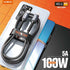 Moxom TYPE-C to TYPE-C charging cable model MX-CB69 100W